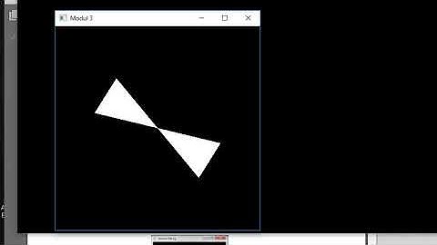 Grafika komputer tentang interaksi keyboard dan mouse