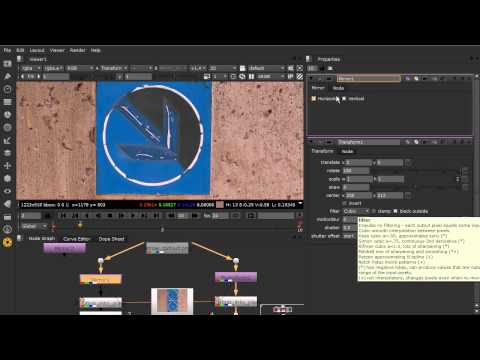 NUKE Node Reference Library Transform - Mirror Node