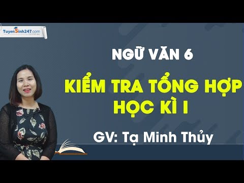 Video Kiểm tra tổng hợp học kì I - Ngữ Văn 6 - Cô Tạ Minh... - YouTube