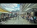 Chemnitz germany   summer walking tour august 2022  4k ultra.