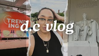 traveling to D.C. for 3 days vlog | justTroi