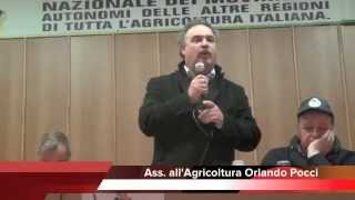 Velletri - L'ass. all'agricoltura Orlando Pocci al convegno dell'Aspal