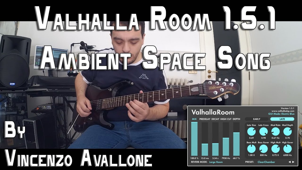 Valhalla Room 1.5.1 - Ambient Space Guitar Song By Vincenzo Avallone