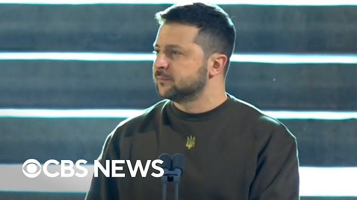 Ukrainian President Volodymyr Zelenskyy discusses importance of fighter jets in U.K. speech