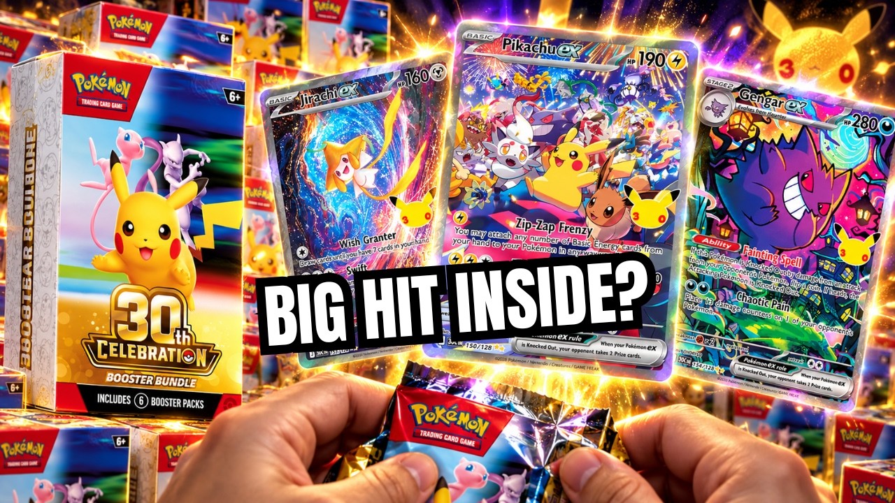 Can These Pokémon 30th Celebration Bundles Deliver a HUGE Pull? YouTube thumbnail