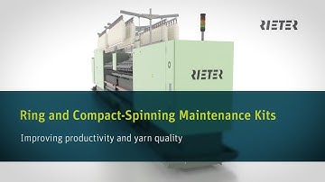 Rieter Ring and Compact-Spinning Maintenance Kit Animation