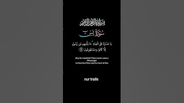 Surah Yaseen Ayat 30 | سورة يس آیت 30 with Urdu Translation