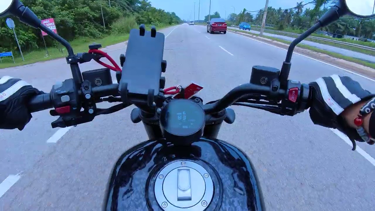 QJ Motor SRV250 AMT ride to Sekinchan ft CB350RS & Elegan250 Part1