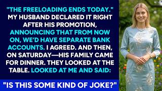 My Husband Called Me a  Freeloader  After His Promotion — So I Audited Our Marriage and Evicted Him