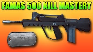 BF4 FAMAS Mastery Dog Tag | Battlefield 4 Assault Rifle