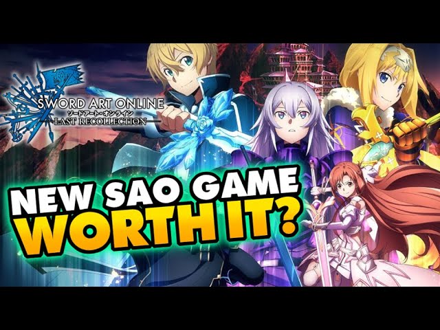 SAO Last Recollection Gameplay Video Compared to Alicization Lycoris