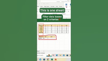 How to filter data based on two parameters in Excel‼️ |BPA |BPA Educators