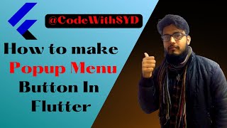 Flutter Tutorial: How To Create Popup Menu Button in flutter |2022|