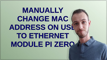 Raspberrypi: Manually change MAC address on USB to ethernet module Pi Zero