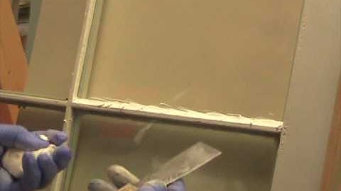 How to Glaze a window sash part 1 - Getting started