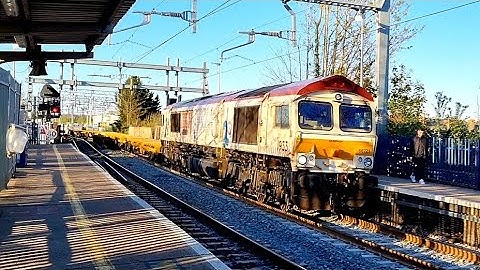 GBRF 66721 Passing Through Reading West with New Wascosa flats 6x01Read