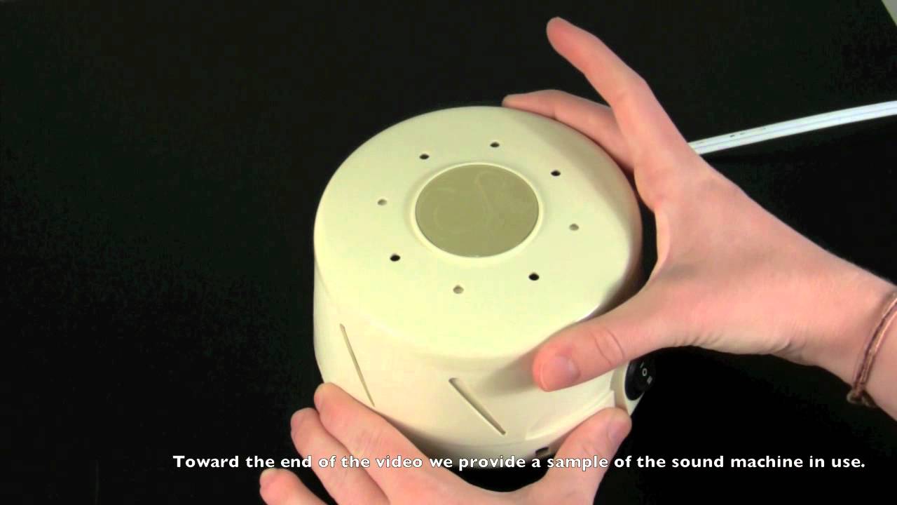 White noise 980a sound machine YouTube