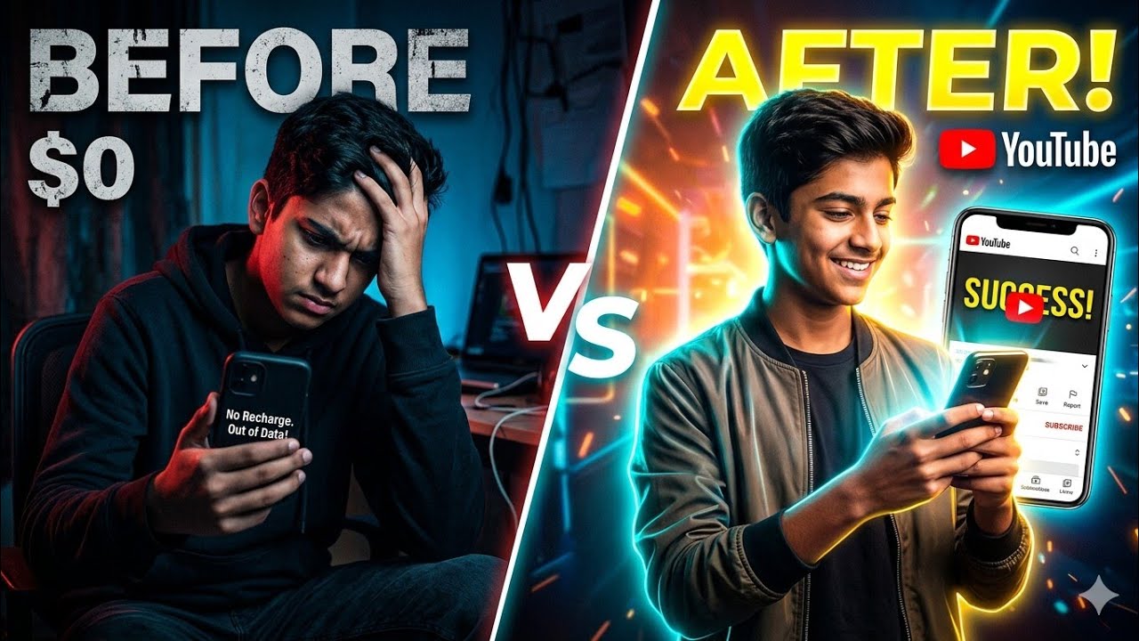 No Recharge No Recharge 😢 to YouTube Success 🔥 | My Real Story - YouTube