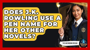Does J.K. Rowling Use a Pen Name for Her Other Novels? - The Wizarding Realm