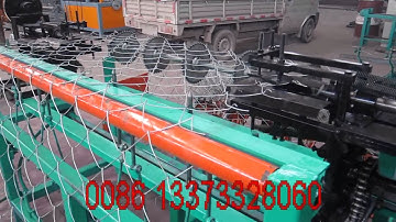single wire feeding model chain link fence machine/wire mesh netting machine diamond type