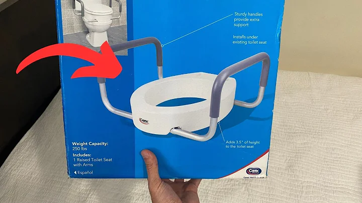 Unboxing & Review: Carex Raised Toilet Seat with Padded Handles!