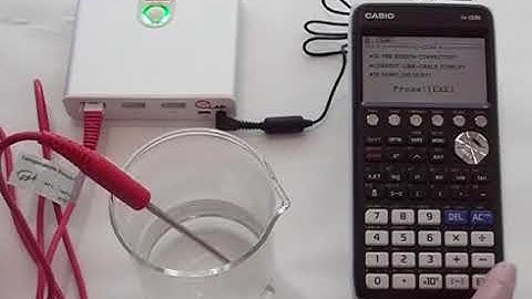 data logger casio fx cg50 calculator