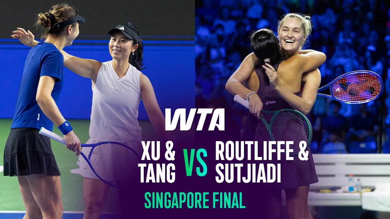Xu/Tang vs. Routliffe/Sutjiadi | 2026 Singapore Doubles Final | WTA Match Highlights