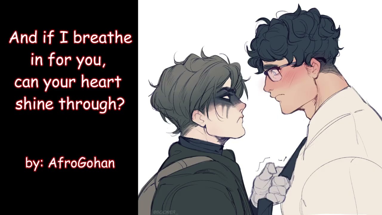 And if I breathe in for you, can your heart shine through? (Bruce Wayne Clark Kent Superbat PODFIC)