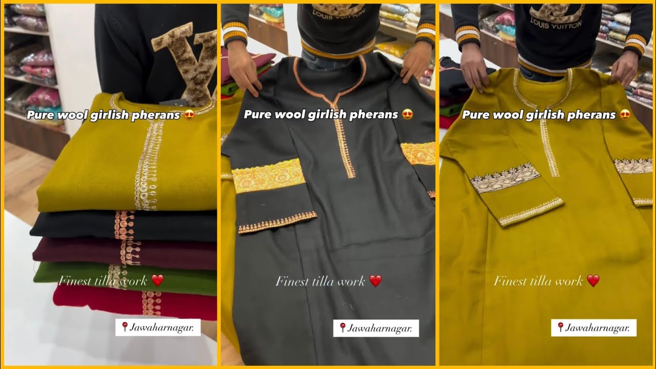 BEAUTIFUL GIRLISH PHERANS 🍁|| PURE WOOL PHERANS 😍|| WINTER COLLECTION ✨