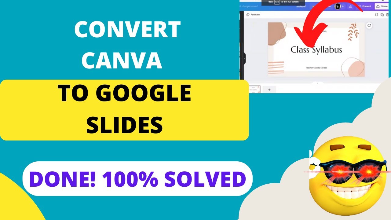 how do i convert a canva presentation to google slides