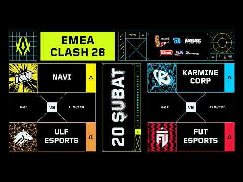 NAVI 🆚 ULF — KC 🆚 FUT | EMEA Clash — Upper Round 2