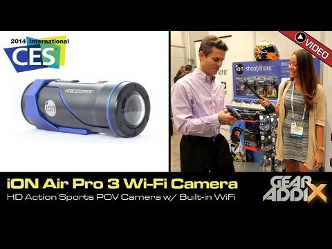 iON Air Pro 3 WiFi HD Action Sports POV Camera (CES 2014)