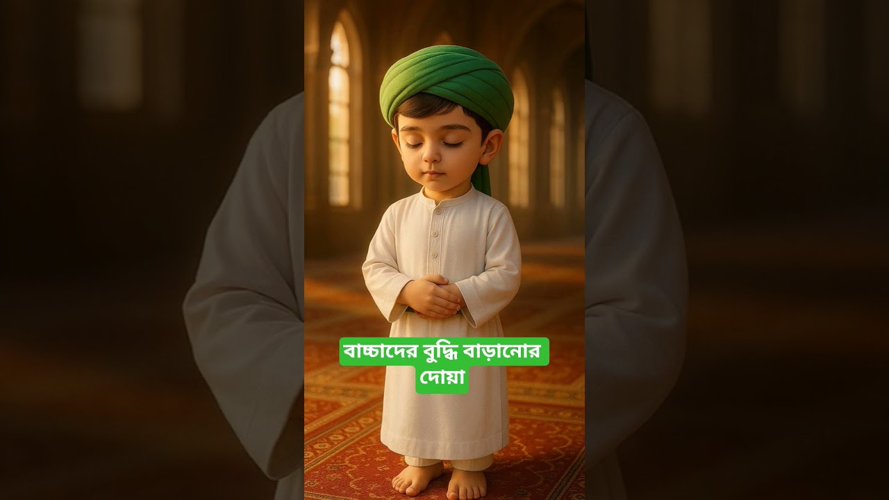 বাচ্চাদের বুদ্ধি বাড়ানোর দোয়া 