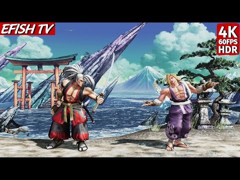 Haohmaru vs Kazama Sogetsu (Hardest AI) - Samurai Shodown | 4K 60FPS HDR