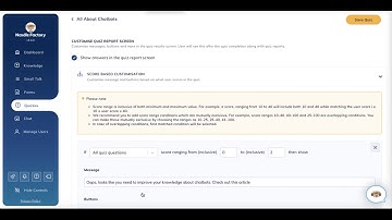 Using quizzes for adaptive learning
