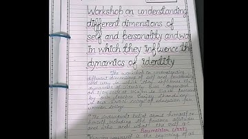 File of Understanding the self.B.Ed sem 4th for Gndu students👩‍🎓.6 workshops included in this file.