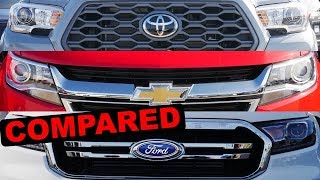 2020 Toyota Tacoma vs 2019 Ford Ranger vs 2020 Chevy Colorado | What's the best small truck