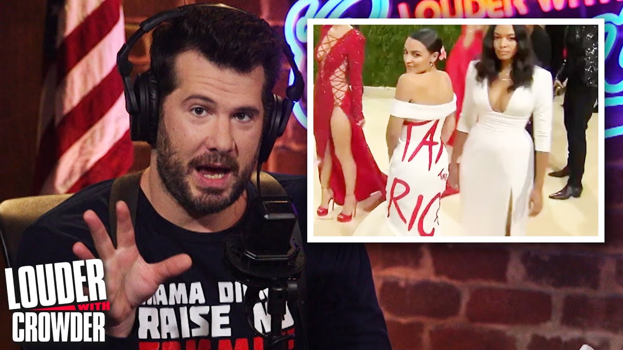 AOC MET Gala HYPOCRISY! Plus SAFEST Election in Cali History & Larry Elder! | Louder with Crowde