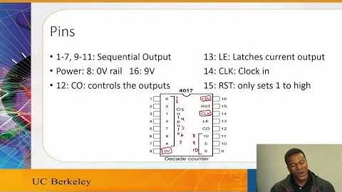 Intro to Electronics: Module 4.5 4017 Decade Counter