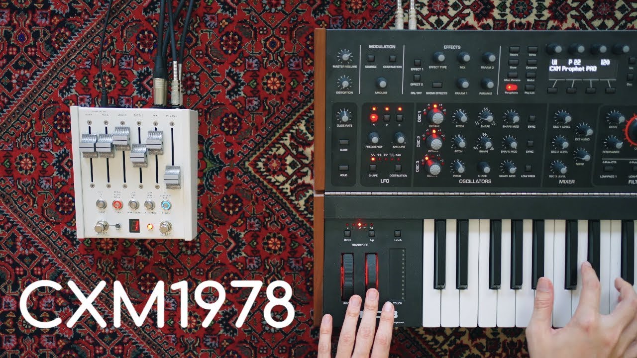 Chase Bliss CXM1978 SYNTH DEMO // 0-9 Presets with Sequential PRO3