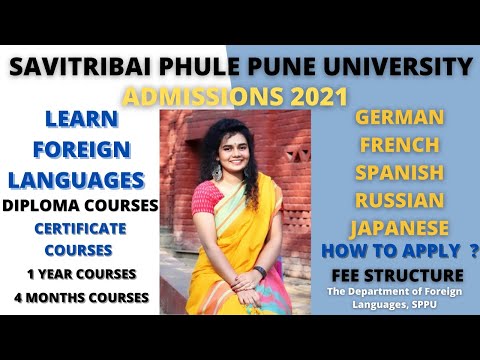 LEARN FOREIGN LANGUAGES | Pune University | Admissions 2021  #SPPU #foreignlanguages #education