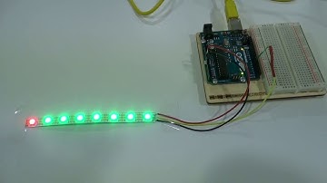 Programar una tira de LEDs RGB direccionable  con Arduino