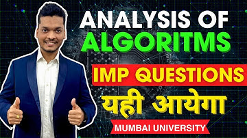 Analysis of Algorithm Paper Strategy | Semester 4 | Mumbai University | #MU #SEM4 #AOA