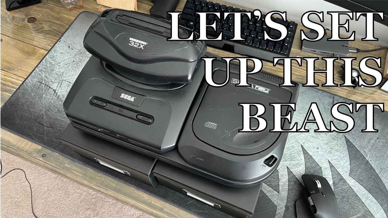 How To Setup the Sega Genesis  CD  32X  Retro Gaming How To