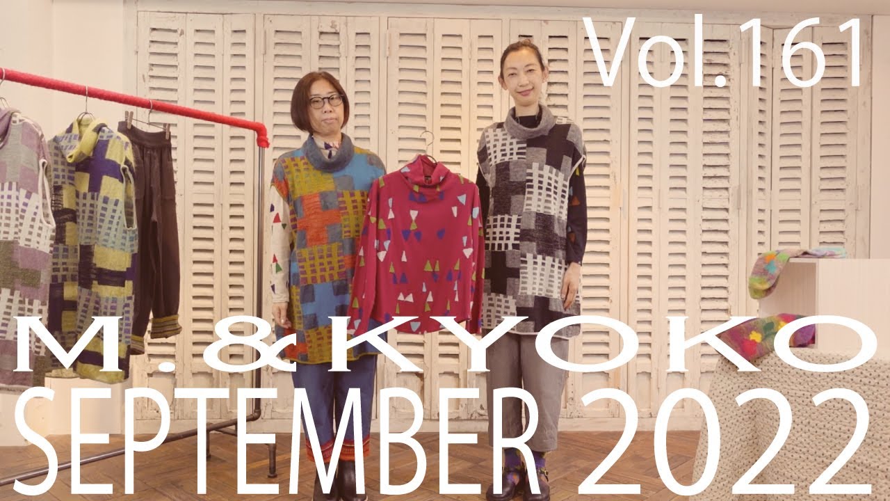 M.&KYOKO Vol.161 SEPTEMBER 初秋から着られる柄のモヘアチュニック 