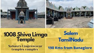 1008 lingam temple - Salem - Tamil Nadu - Beautiful shiva temple on hill with 1008 shiva lingas!