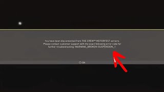 THE CREW MOTORFEST Error WARNING_BROKEN-SUSPENSION_1 How To Fix This Error 