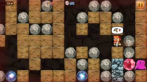 Dig Out! (by ZiMAD) - puzzle adventure game for Android and iOS - gameplay.