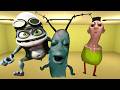 Plankton Aughh, Hamood habibi And Crazy Frog Nextbot in The Hole Nextbot Gmod