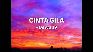 Cinta gila -dewa 19